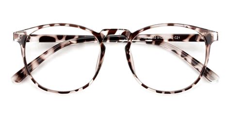 Oscar Round Eyeglasses in Leopard - Sllac