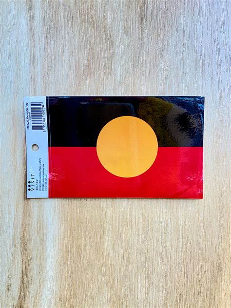 Aboriginal Flag sticker - Souvenirs Direct