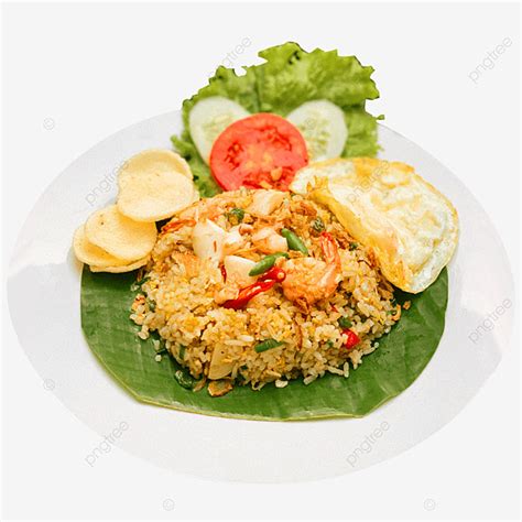 Nasi Goreng PNG Image, Nasi Goreng Kampung Seafood, Makanan Indonesia ...