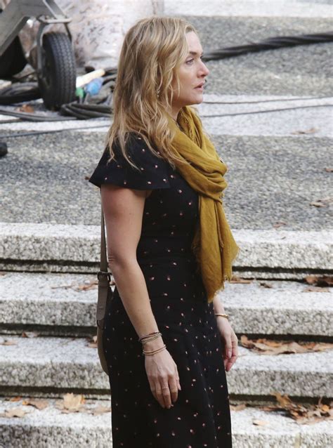 KATE WINSLET on the Set of ‘The Mountain Between Us’ in Vancouver 02/21 ...