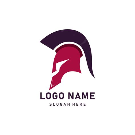 Premium Vector | Spartan helmet logo design template inspiration pro vector