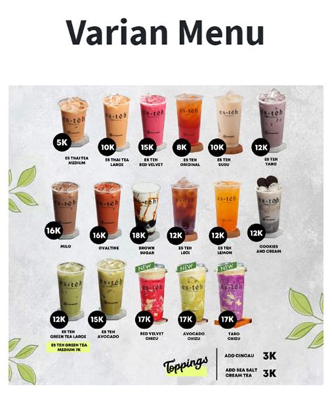 Franchise Es Teh Indonesia | Peluang Bisnis Minuman - Waralaba Ku