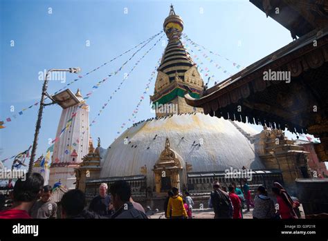 Buddha Stupa in Kathmandu, Nepal Stock Photo - Alamy