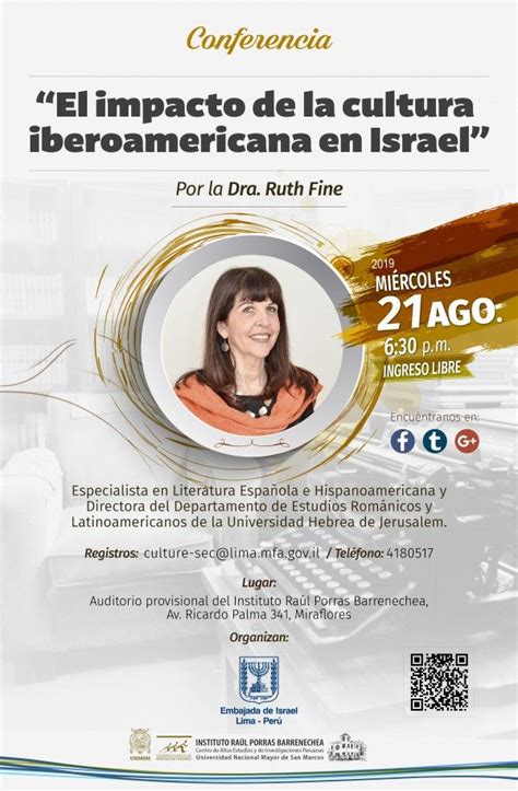 Conferencia: El impacto de la cultura iberoamericana en Israel | Iberoamericana, Agendas, Cultura