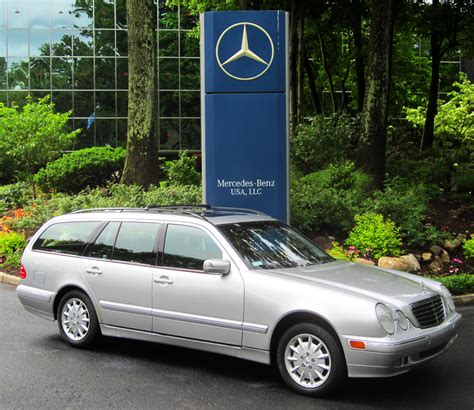 2000 Mercedes E320 wagon at the 2013 Mercedes June Jamboree car show ...