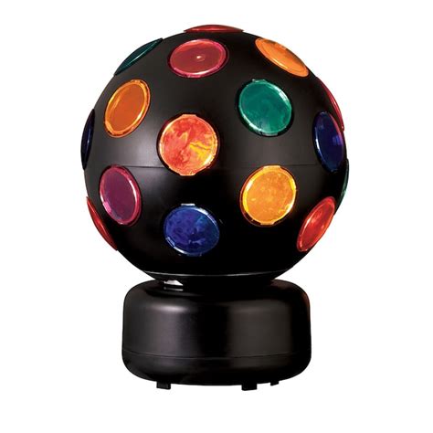 Style Selections 10.6-in Multicolor Disco Ball Party Light Disco Ball Lamp Light in the Table ...