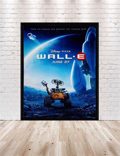 Wall-E Poster Disney Movie Poster Classic Walle Movie Poster Vintage ...