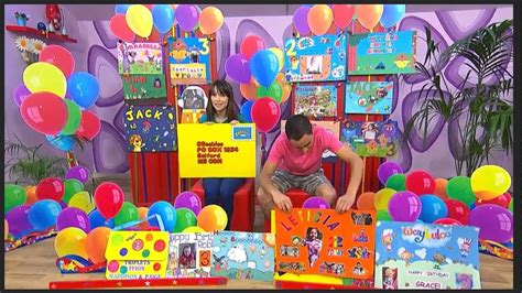 Cbeebies Birthday Cards 02 of August 2015 - YouTube