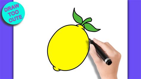 How To Draw Lemons Lemon Drawing For Beginners Easy D - vrogue.co