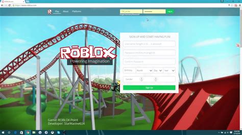 Roblox login - rentalposa