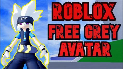 how get new avatar grey easy and fast roblox - YouTube