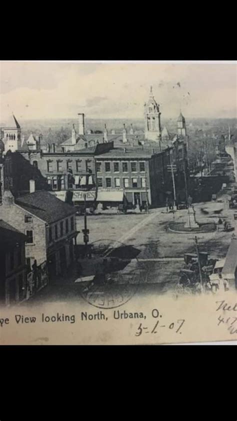 NW corner of Monument Square, Urbana, Ohio Urbana Ohio, Local History ...