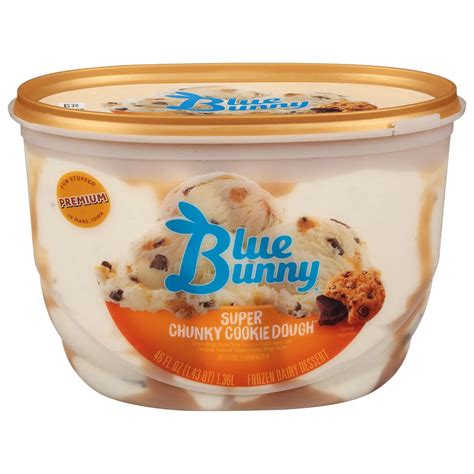 Blue Bunny Super Chunky Cookie Dough Ice Cream - Shop Ice Cream at H-E-B