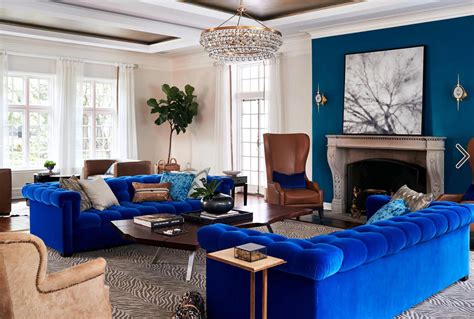 20+ Royal Blue Living Room – HomeDecorish