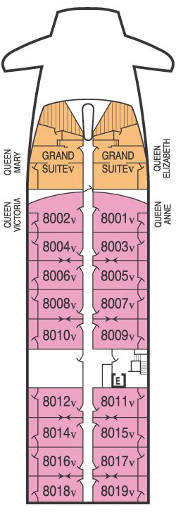 7 Seas Luxury World Cruise Cunard QE2 Deck Plans and Categories Queens ...