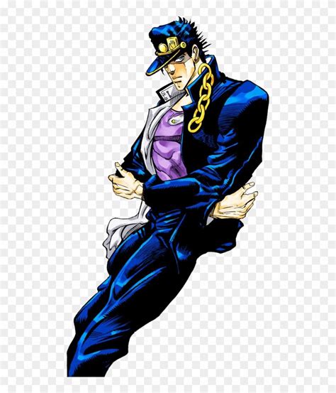 Jotaro Kujo Stardust Crusaders Jojo's Bizarre Adventure - Jotaro Kujo Manga Transparent, HD Png ...