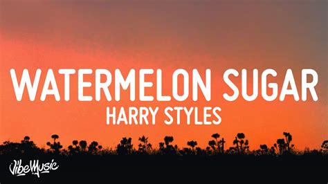 Harry Styles - Watermelon Sugar (Lyrics) - YouTube