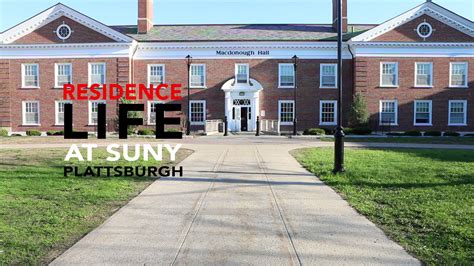 Residence Life at SUNY Plattsburgh | A look at our residence halls and ...