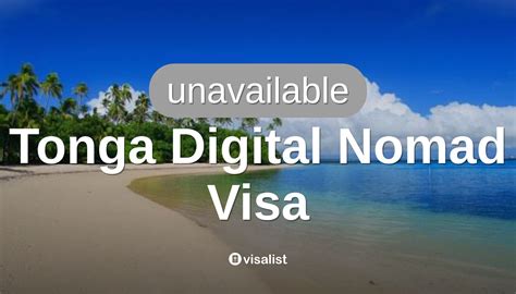 Tonga digital nomad visa from Russia in 2024 - Visa List