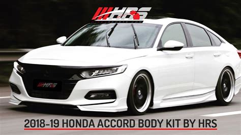 HRS - 2018 2019 Honda Accord Full Body Kit - YouTube