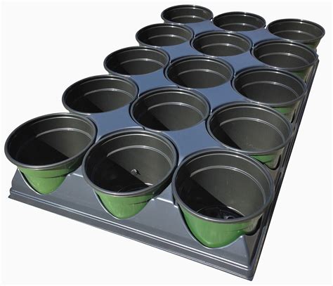 75 Seed Pots (4.5 inch Pots) and 5 Seed Trays – Seed Transplant Trays for Growing Seedlings ...