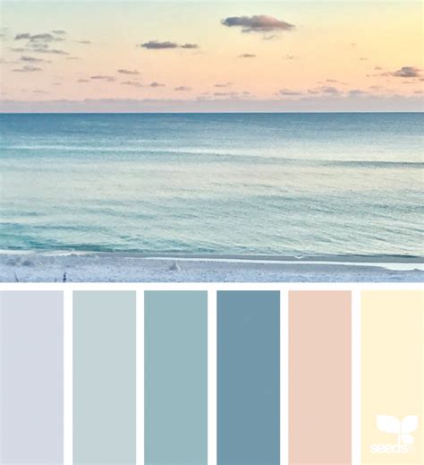 Heavenly Hues | design seeds | Bloglovin’ Beach Color Palettes, House ...