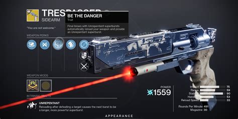 Destiny 2: How To Get The Trespasser Exotic Sidearm (& Its Catalyst)