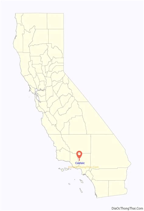 Map of Castaic CDP