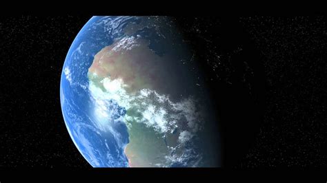 Earth & Space Animation - YouTube