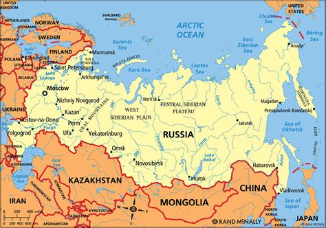 Rusia escuelas mapa - Mapa de Rusia escuelas (este de Europa - Europa)