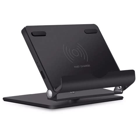 Fast Wireless Charger Stand,Aluminum Universal Phone and Tablet Stand ...