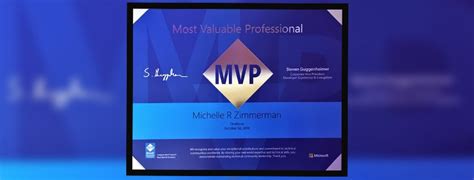 Microsoft MVP Award: Dr. Michelle Zimmerman most valuable professional