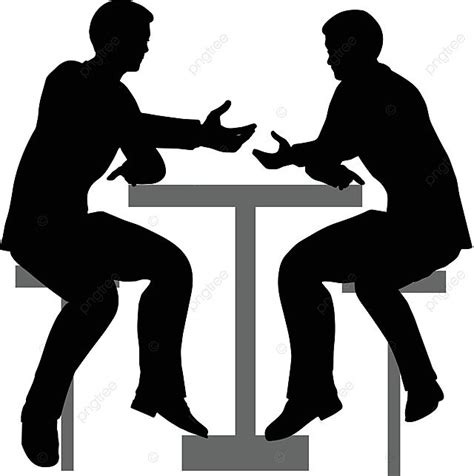 Business Handshake Silhouette Partnership White Person Vector ...