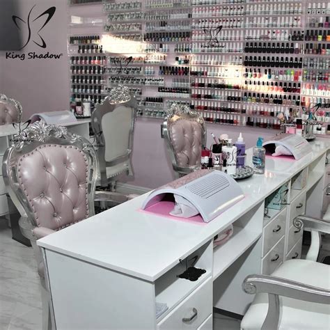 Nails Salon Furniture Package Nail Saloon Chairs Beauty Nail Desk Manicure Bar Table Manicure ...