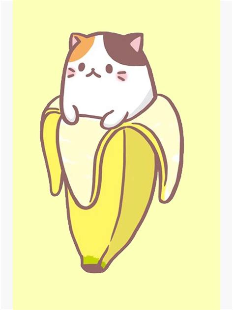"Banana Cat" Poster by BelindaFRS | Redbubble