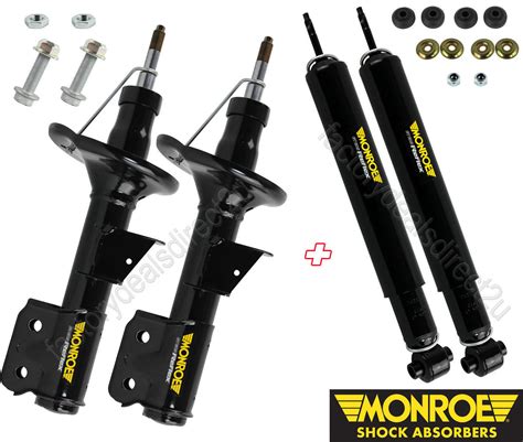 Monroe GT Gas Lowered Struts Shock Absorbers FULL Set Front & Rear Suits Holden VZ Sedan