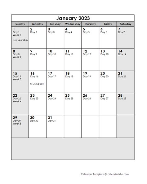 2023 Calendar With Julian Dates - Free Printable Templates