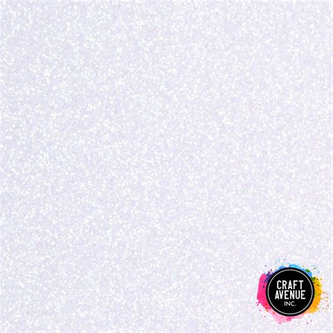 Rainbow White Glitter HTV – Craft Avenue Inc.