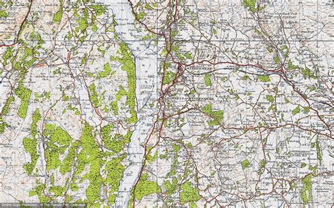 Historic Ordnance Survey Map of Bowness-On-Windermere, 1947