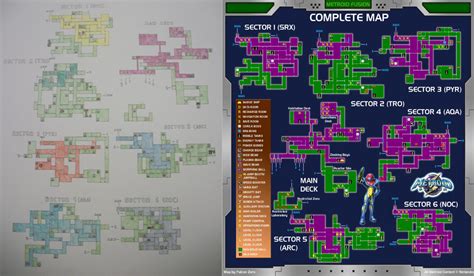 Metroid Fusion map by YoshiFan37 on DeviantArt