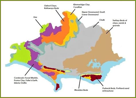 Jurassic Coast Geology Map Map : Resume Examples