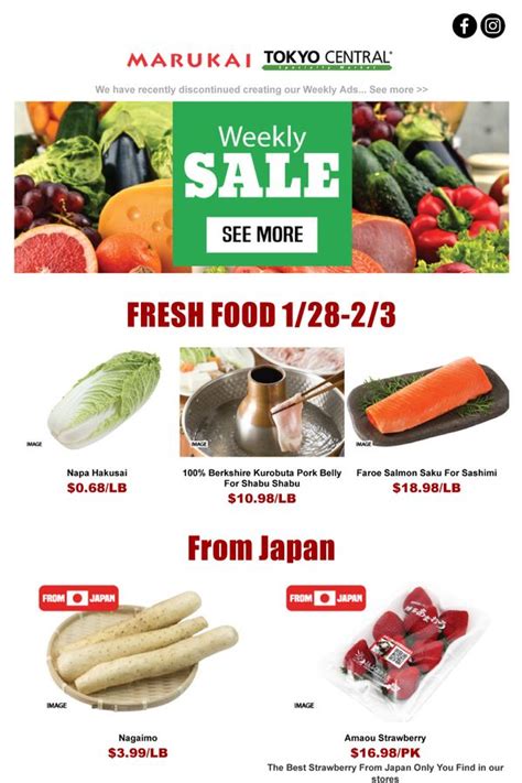 Marukai Weekly Ad Flyer January 28 to February 3, 2021