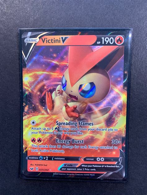 Victini V - 025/202 Ultra Rare - Sword and Shield – JAB Games13