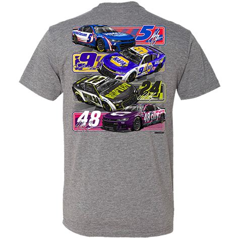 2023 Hendrick Motorsports 4-Car Team T-Shirt | Hendrick Motorsports Store