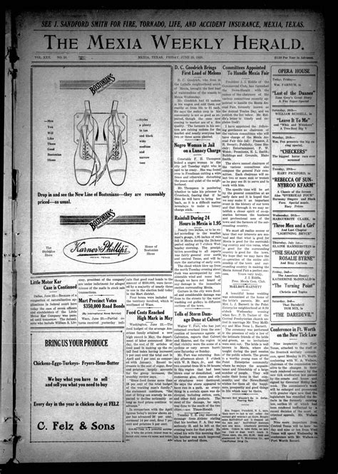 The Mexia Weekly Herald (Mexia, Tex.), Vol. 22, No. 26, Ed. 1 Friday ...