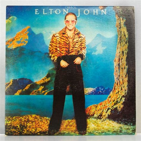 Elton John Caribou Album Mca/island Records 1974 Original Vintage Vinyl Classic Rock Pop Record ...