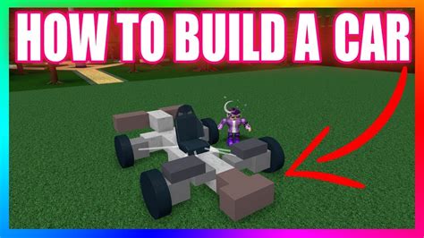 ROBLOX Build A Boat For Treasure. HOW TO BUILD A CAR [Tutorial] Very Easy! - YouTube