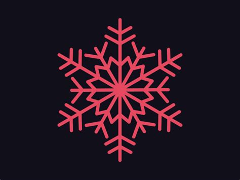 Snowflake by Polina Okean on Dribbble