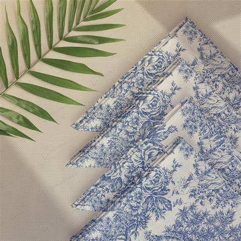 Blue Napkins - Etsy