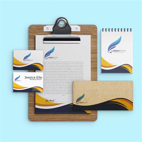 Free Corporate Identity Mockup PSD Template - Mockup Den